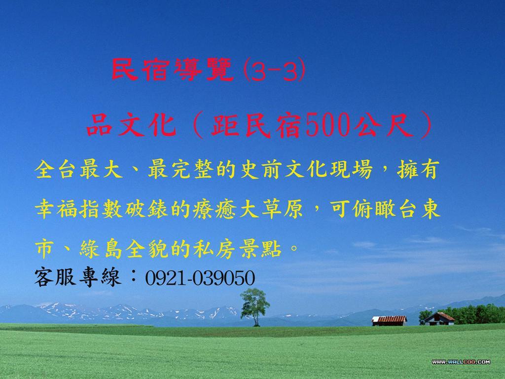 台東卑南公園民宿 T'ai-tung Extérieur photo